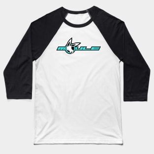 MOULE Logo Blue Outline Baseball T-Shirt